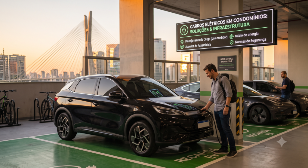 Carros Elétricos em Condomínios - Total Company Melhor Administradora de condominios em sao paulo